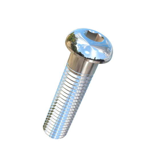 Titanium 5/8-11 X 2-1/2 UNC Button Head Socket Drive Allied Titanium Cap Screw